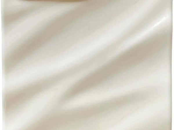Water ripple curled wave-shaped soft case (white)