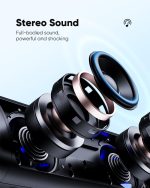 Bluetooth speaker, HD sound quality, portable wireless design, up to 20 hours of playback time, supports pairing, Bluetooth. 5.3, suitable for home/party/outdoor/beach and other occasions, electronic products - Image 2